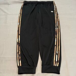 Adidas Primegreen Men 3XLT Tall Black Camo Stripe Athletic Track Pant Jogger5207
